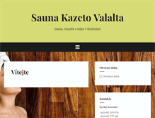 Tablet Screenshot of kazeto-valalta.cz